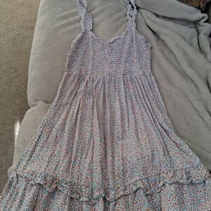Forever 21 Multicolor Smocked Dress